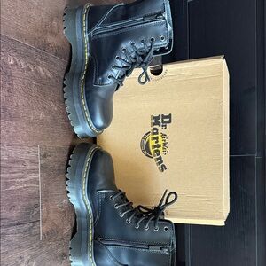 Dr. Martens Black Lace-Up Boots